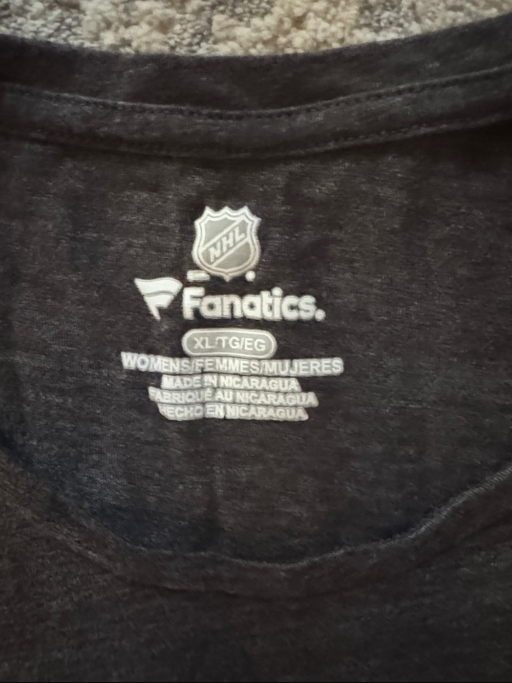 Fanatics Black Chicago Graphic Tee with Red Accents - Picture 6 of 6